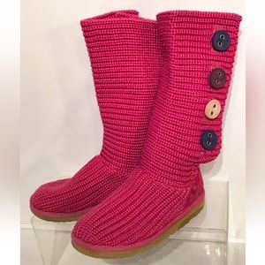 Ugg Australia Boots # 1967 Knit Tall Sweater 4 Buttons